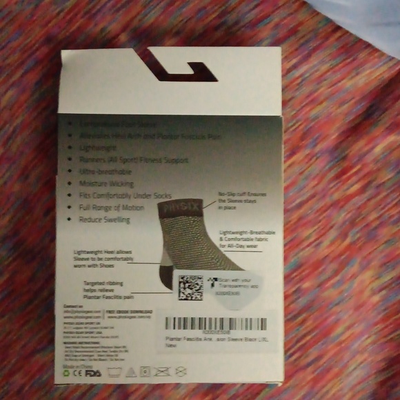 UNISEX. Planter Fasciitis Compression Socks - Picture 2 of 2